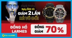  Ngày đen tối - Đồng hồ giảm LARMES vô đối 70%, giá chỉ từ 500K, mua ngay! 