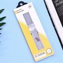 Dây da đồng hồ 22 mm đen LS006