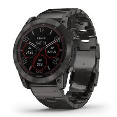  Đồng Hồ Thông Minh Gps 51mm Garmin Fenix 7x Sapphire Solar Carbon Gray Dlc Titanium With Metal Band 