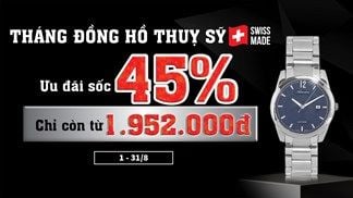 Tưng bừng 'Tháng đồng hồ Thụy Sỹ' với cơn lốc đồng giảm sốc loạt đồng hồ sang trọng từ Adriatica, Mathey Tissot, Swiss Military