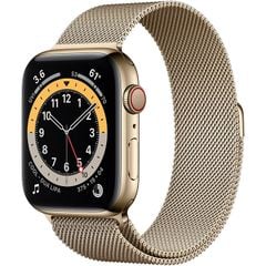  Đồng Hồ Apple Watch Series 6 44mm (gps) Viền Thép Dây Thép 