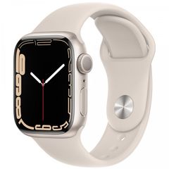  Đồng Hồ Apple Watch Series 7 Gps 41mm Starlight Aluminium 