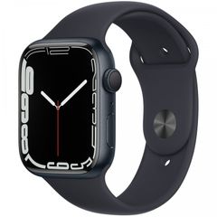  Đồng Hồ Apple Watch Series 7 Gps 45mm Midnight Aluminium 