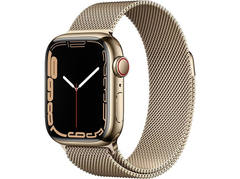  Đồng Hồ Apple Watch Series 7 Gps Cellular 41mm Viền Dây Thép 