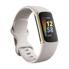  Đồng Hồ Fitbit Charge 5 - Lunar White/soft Gold 