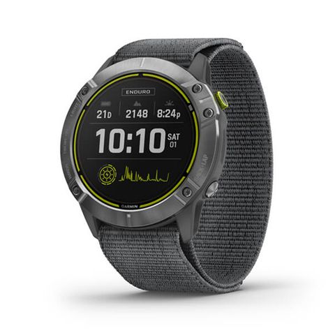 Đồng Hồ Garmin Enduro - Steel With Gray Ultrafit Nylon Strap