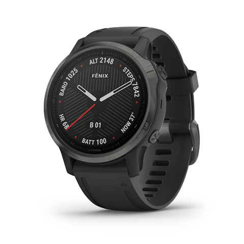 Đồng Hồ Garmin Fenix 6s - Carbon Gray Dlc With Black Band