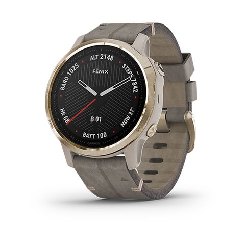 Đồng Hồ Garmin Fenix 6s - Sapphire - Light Gold-tone