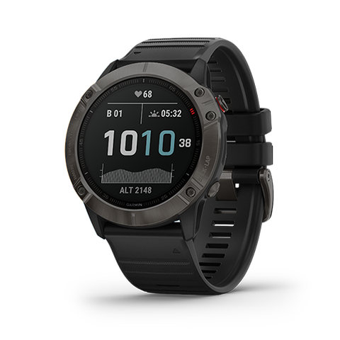 Đồng Hồ Garmin Fenix 6x - Sapphire Carbon Gray