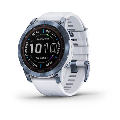 Đồng Hồ Garmin Fenix 7 Sapphire Solar - Mineral Blue