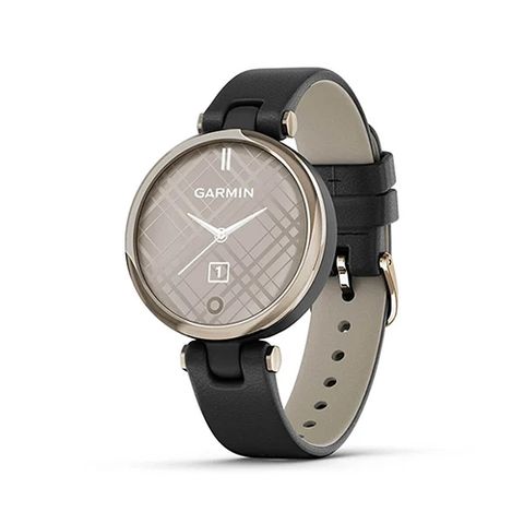 Đồng Hồ Garmin Lily - Cream Gold Leather