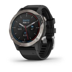  Đồng Hồ Garmin Quatix 6 Titanium Gray With Black Band 