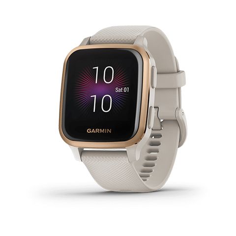 Đồng Hồ Garmin Venu Sq Music - Light Sand/rose Gold