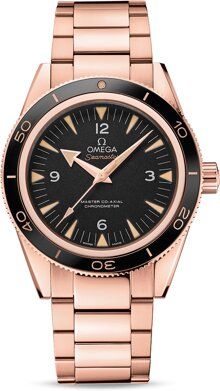 Đồng Hồ Omega Seamaster 300 Master Co-axial Rose Gold