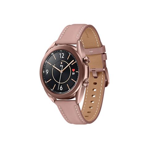 Đồng Hồ Samsung Galaxy Watch 3 41mm - Viền Thép Vàng Dây Da