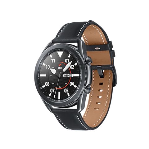 Đồng Hồ Samsung Galaxy Watch 3 45mm-viền Thép Đen Dây Da