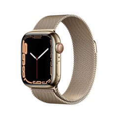  Đồng Hồ Thông Minh Apple Watch Series7 45mm 4g Viền Thép -dây Gold 