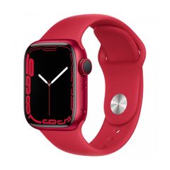  Đồng Hồ Thông Minh Apple Watch Series7 45mm Gps Viền Nhôm -dây Red 