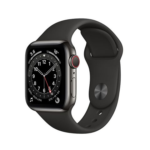 Đồng Hồ Thông Minh Apple Watch Series 6 44mm 4g Viền Thép Đen- Dây