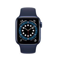  Đồng Hồ Thông Minh Apple Watch Series 6 44mm (gps) Viền Nhôm Xanh 