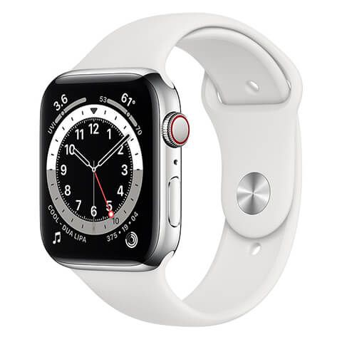 Đồng Hồ Thông Minh Apple Watch Series 6 Viền Thép Cellular 44mm