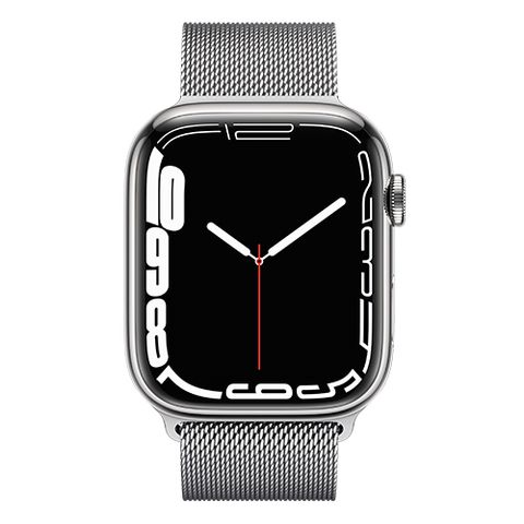 Đồng Hồ Thông Minh Apple Watch Series 7 Viền Thép Dây Milanese Loop