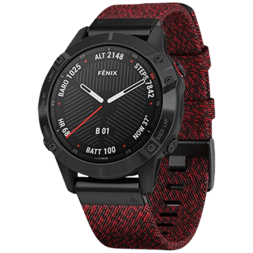 Đồng Hồ Thông Minh Garmin Fenix 6, Sapphire, Black