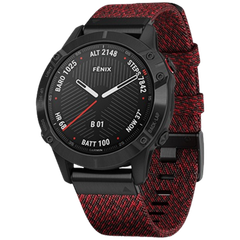  Đồng Hồ Thông Minh Garmin Fenix 6, Sapphire, Black 