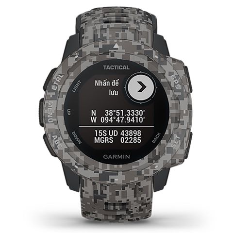 Đồng Hồ Thông Minh Garmin Instinct Tactical Camo Graphite