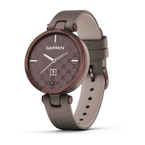 Đồng Hồ Thông Minh Garmin Lily - Darkbronze/paloma/leather