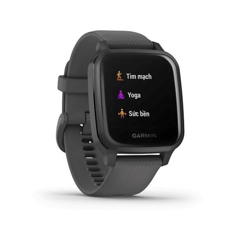 Đồng Hồ Thông Minh Garmin Venu Sq Bezel Màu Slate Đá Phiến