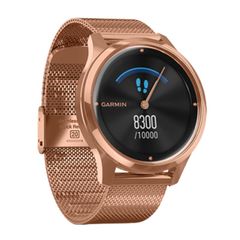  Đồng Hồ Thông Minh Garmin Vivomove Luxe - Rose Gold/black/milanese 