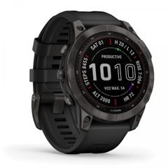  Đồng Hồ Thông Minh Gps 47mm Garmin Fenix 7 Sapphire Solar Carbon Gray 