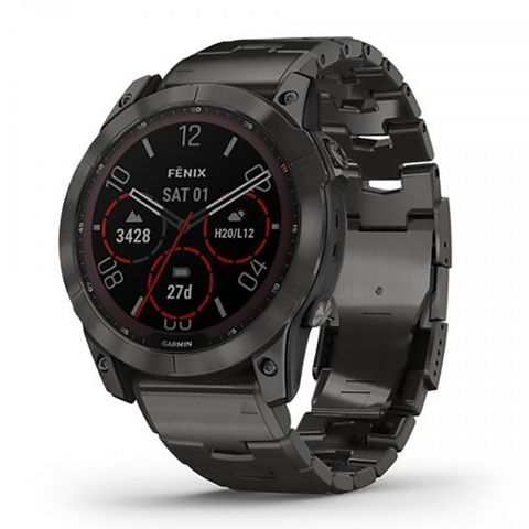 Đồng Hồ Thông Minh Gps 51mm Garmin Fenix 7x Sapphire Solar Carbon Gray