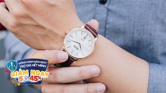 Sale sốc linh đình với loạt đồng hồ thời trang đang được trợ giá lên đến 45%, muốn sắm hàng xịn với giá hời thì đây là lúc