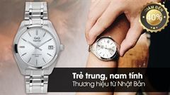  Thương hiệu Q&Q gia nhập đội quân hotsale đồng hồ thời trang với ưu đãi giảm 40% cực đã, nhiều mẫu mã đẹp đang chờ đón bạn 