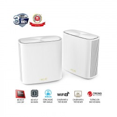  Bộ Phát Wifi Asus Xd6 (w-2-pk) Mesh Wifi 6, Chuẩn Ax5400 