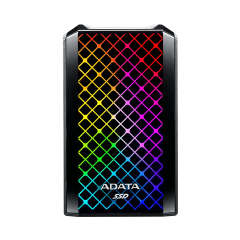 Ổ Cứng Di Động Ssd 512gb Adata Ase900g Màu Đen Led Rgb