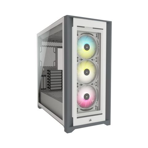Case Corsair Icue 5000x Rgb Tg White Cc-9011213-ww