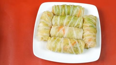 Cách làm bắp cải cuộn chay thanh ngọt và đầy chất dinh dưỡng