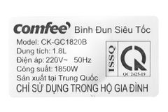  Bình đun siêu tốc Comfee CK-GC1820B 