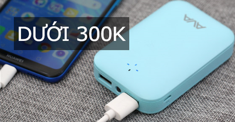 Top 5 sạc dự phòng giá rẻ, dưới 300K nên mua ngay tại TGDĐ