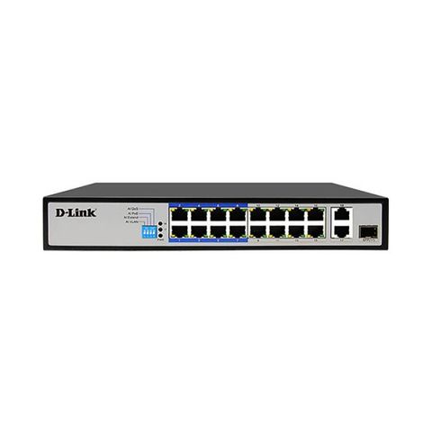 Switch 16-port 10/100 Poe D-link Des-f1018p-e