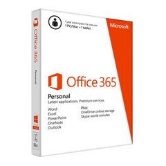  Office 365 Personal English APAC EM Subscr 1YR Medialess P2 