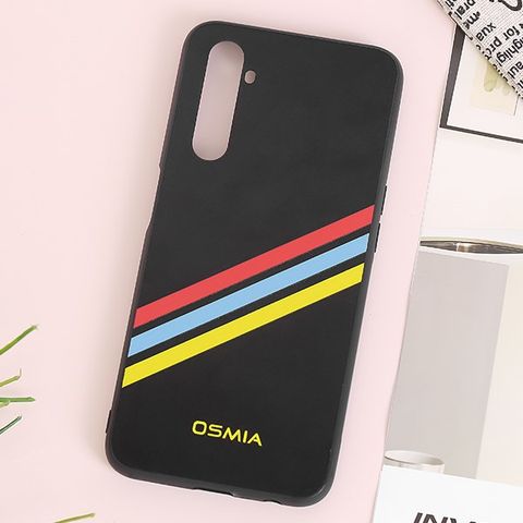 Ốp lưng Realme 6 nhựa dẻo Gym Pu OSMIA Đen