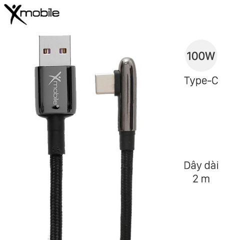 Cáp Type C 2m Xmobile FD-L01 Đen