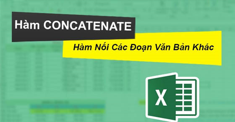 Cách sử dụng hàm CONCATENATE để nối mọi thứ trong Excel có ví dụ