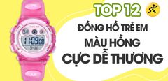  Top 12 đồng hồ trẻ em màu hồng cực dễ thương cho bé gái đáng mua nhất 