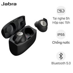  Tai nghe Bluetooth True Wireless Jabra Elite 65T Đen Titanium 