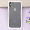 Ốp lưng iPhone X Nhựa dẻo Glass Simple Trắng